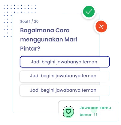 Ilustrasi fitur quiz